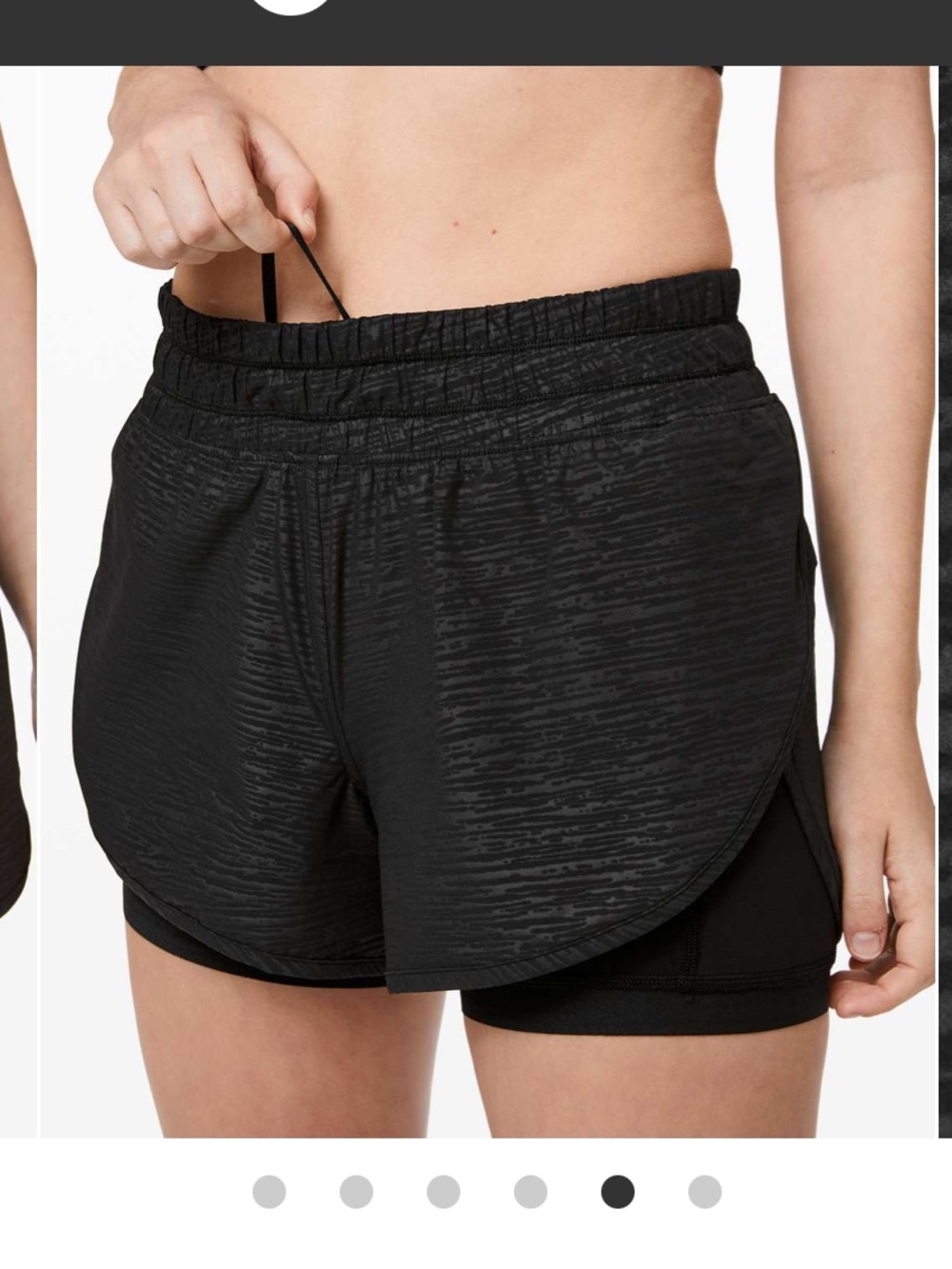 Lululemon x Peloton Bootcamp Ready Short 3.5"
Stride Emboss Black